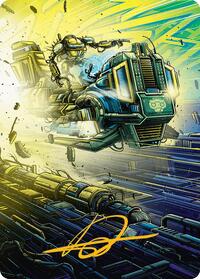 Guidelight Pathmaker Art Card (Gold-Stamped Signature), Art Series: Aetherdrift