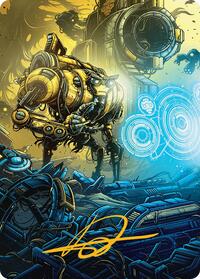 Mendicant Core, Guidelight Art Card (1/54) (Gold-Stamped Signature), Art Series: Aetherdrift