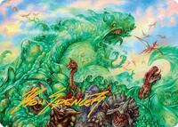 Mimeoplasm, Revered One Art Card (Gold-Stamped Signature), Art Series: Aetherdrift