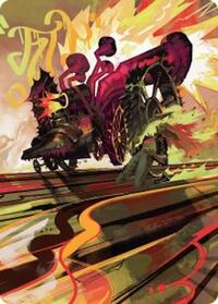 Rocketeer Boostbuggy Art Card, Art Series: Aetherdrift