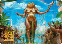 Sab-Sunen, Luxa Embodied Art Card (Gold-Stamped Signature), Art Series: Aetherdrift