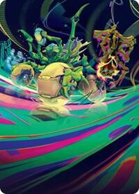 Thundering Broodwagon Art Card, Art Series: Aetherdrift
