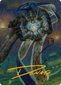 The Aetherspark Art Card (Gold-Stamped Signature), Art Series: Aetherdrift