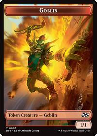 Goblin // Thopter (0010) Double-Sided Token, Aetherdrift