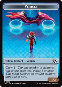 Vehicle // Pilot Double-Sided Token, Aetherdrift
