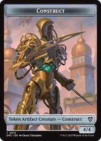 Construct // Nalaar Aetherjet Double-Sided Token, Commander: Aetherdrift