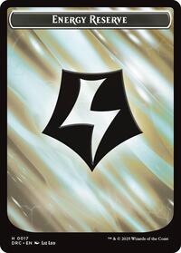 Energy Reserve // Energy Reserve Double-Sided Token, Commander: Aetherdrift