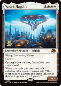 Valor's Flagship, Prerelease Cards