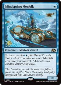 Mindspring Merfolk, Prerelease Cards