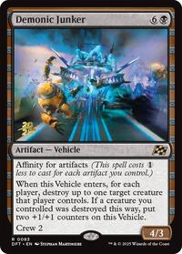 Demonic Junker, Prerelease Cards