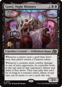 Gonti, Night Minister, Prerelease Cards