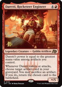 Daretti, Rocketeer Engineer, Prerelease Cards