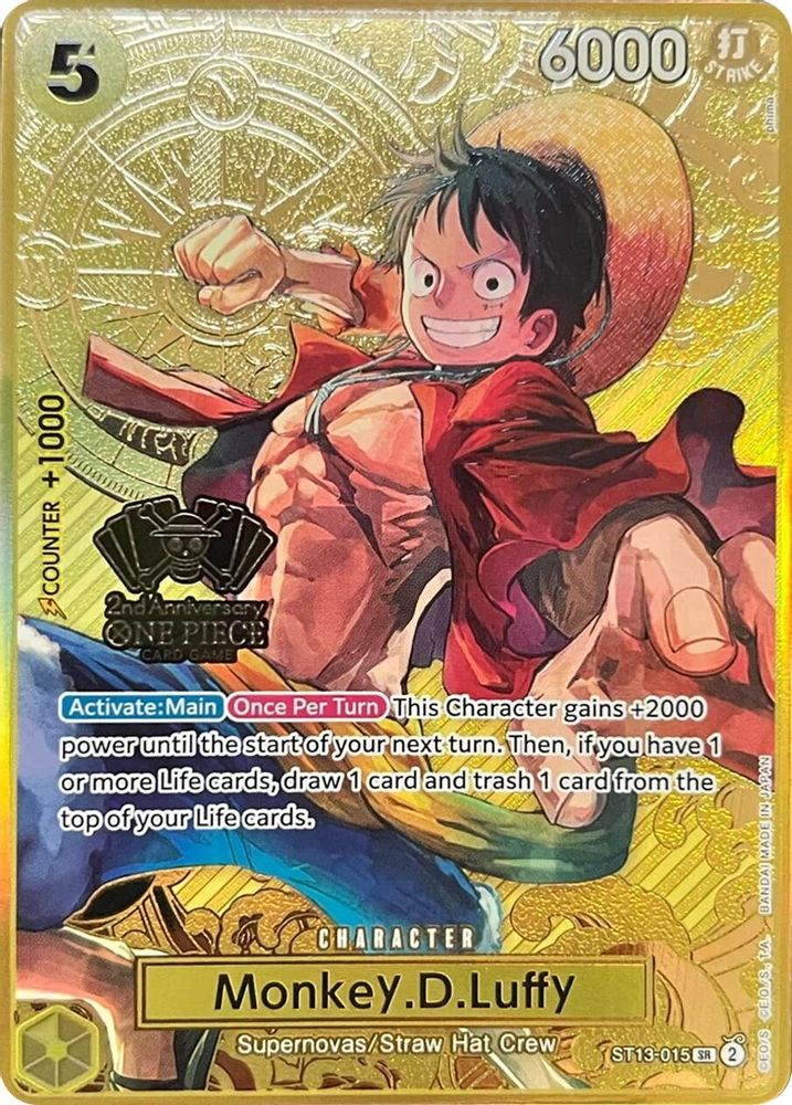 Monkey.D.Luffy (One Piece Japanese Version 2nd Anniversary Set)