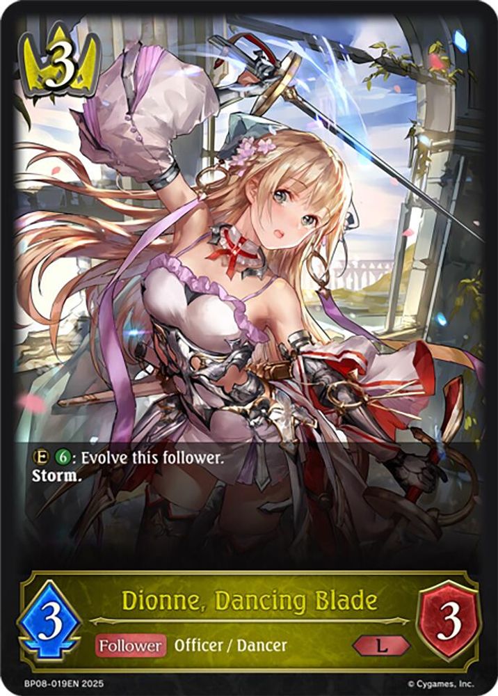 Dionne, Dancing Blade, Standard, front