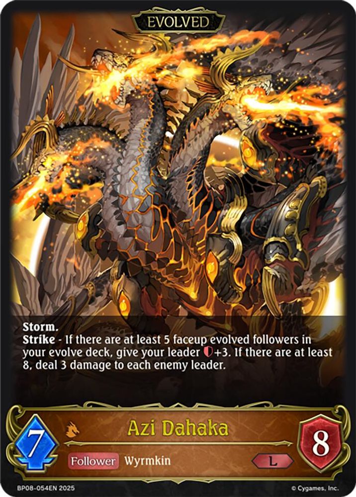 Azi Dahaka (Evolved), Standard, front