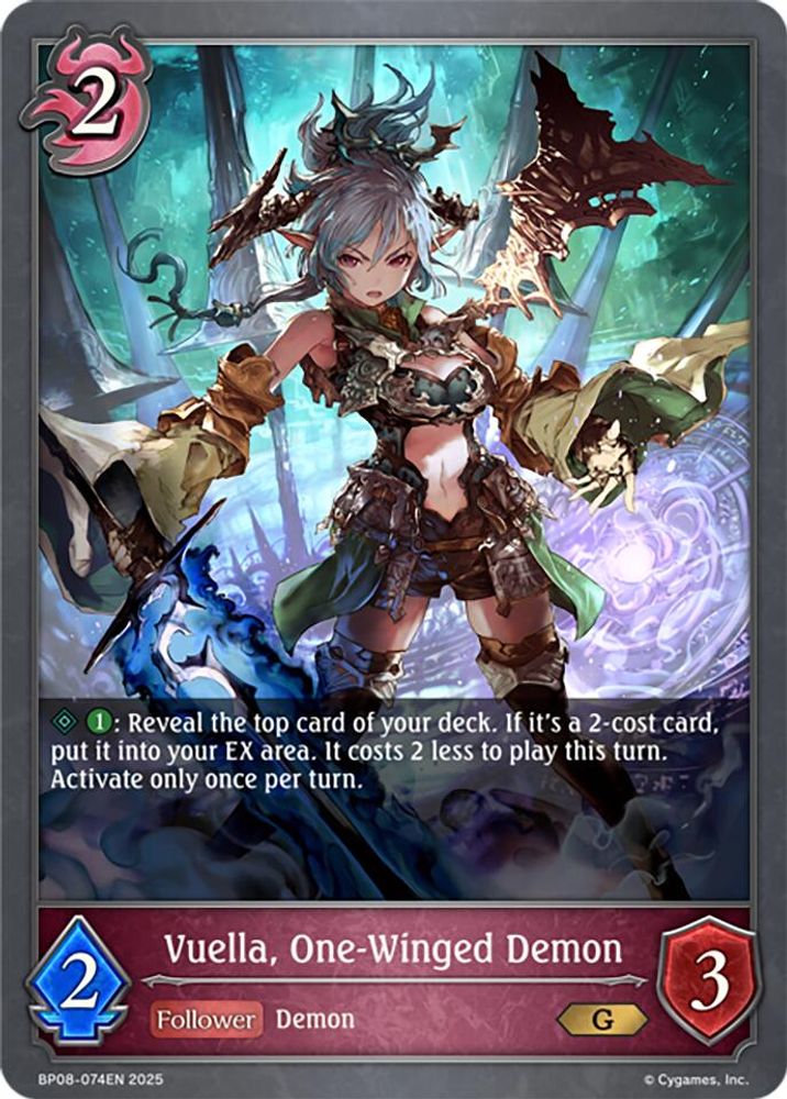 Vuella, One-Winged Demon, Standard, front