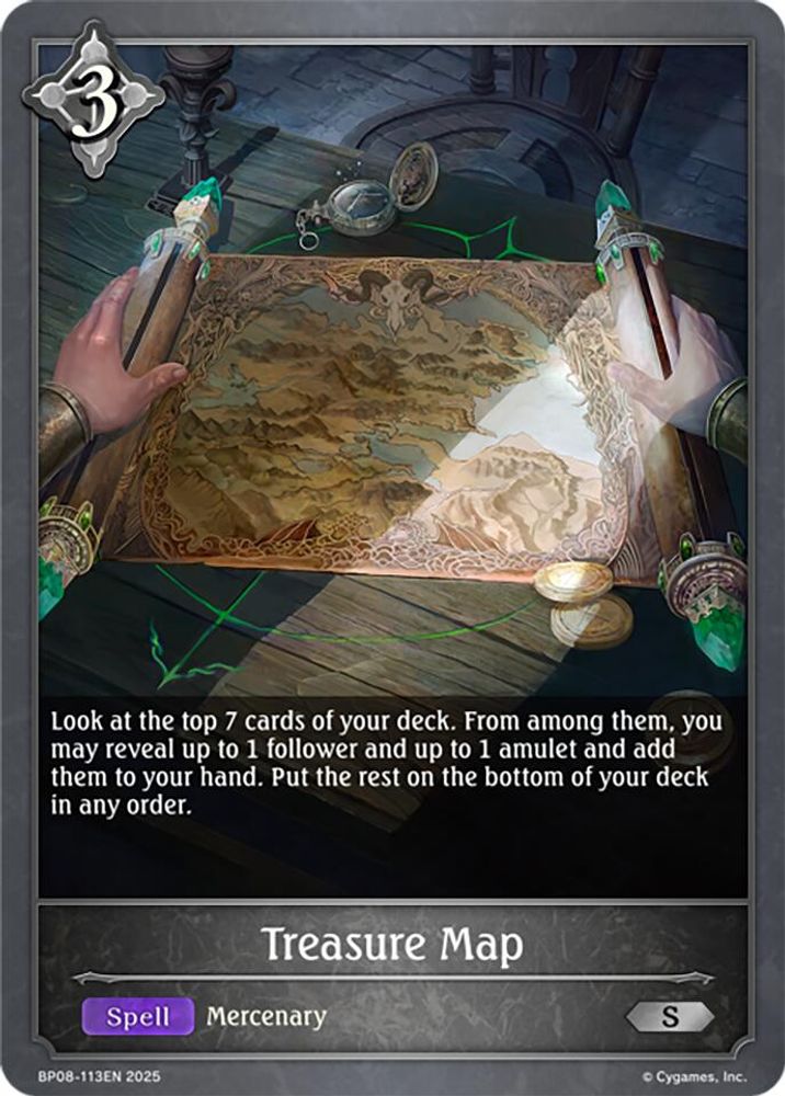 Treasure Map, Standard, front