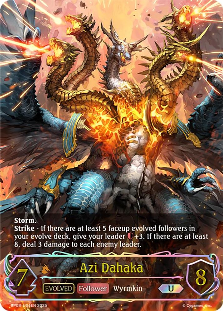 Azi Dahaka (Evolved) (U), Standard, front