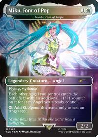 Miku, Font of Pop - Giada, Font of Hope (Rainbow Foil), Secret Lair Drop Series