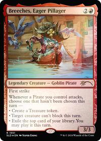Breeches, Eager Pillager (Rainbow Foil), Secret Lair Drop Series