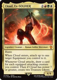 Cloud, Ex-SOLDIER (Surge Foil), Commander: FINAL FANTASY