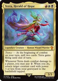 Terra, Herald of Hope (Surge Foil), Commander: FINAL FANTASY