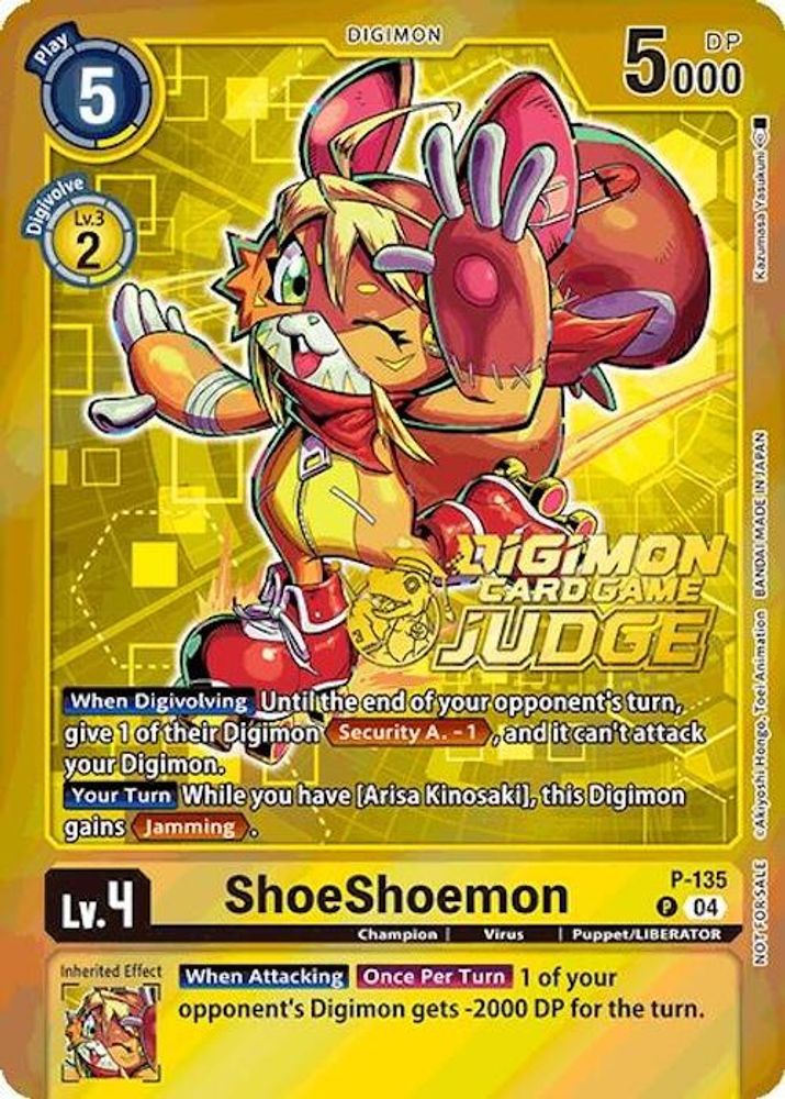 ShoeShoemon (Judge Pack 2025 Wave 1), Foil, front