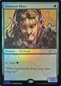 Llanowar Elves (0800) (Rainbow Foil), Secret Lair Drop Series