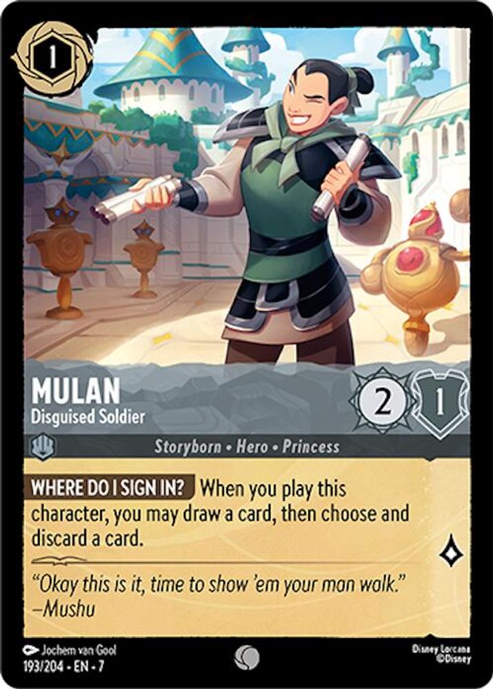 Mulan - Disguised Soldier