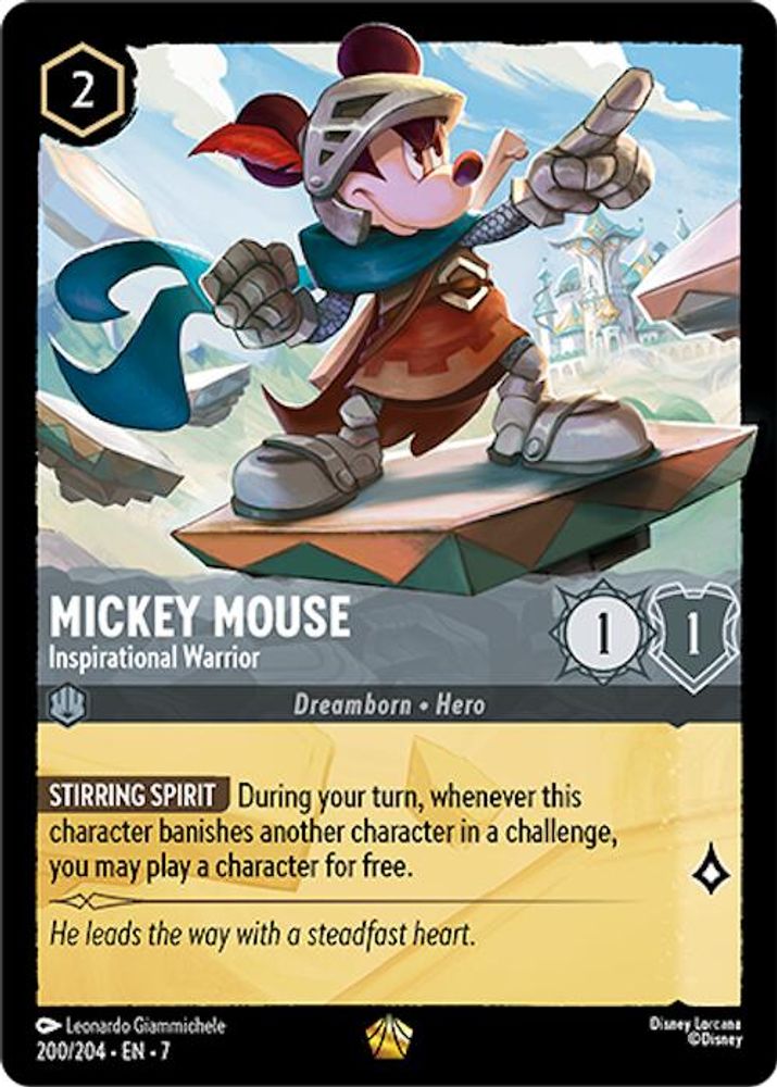 Mickey Mouse - Inspirational Warrior
