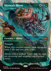 Skirmish Rhino (Showcase) (Halo Foil), Tarkir: Dragonstorm