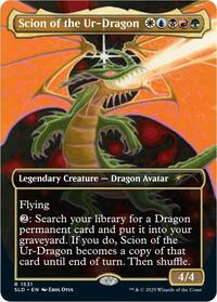 Scion of the Ur-Dragon (Rainbow Foil), Secret Lair Drop Series