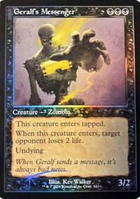 Geralf's Messenger (842) (Retro Frame), Secret Lair Drop Series
