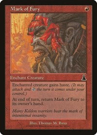 Mark of Fury, Urza's Destiny