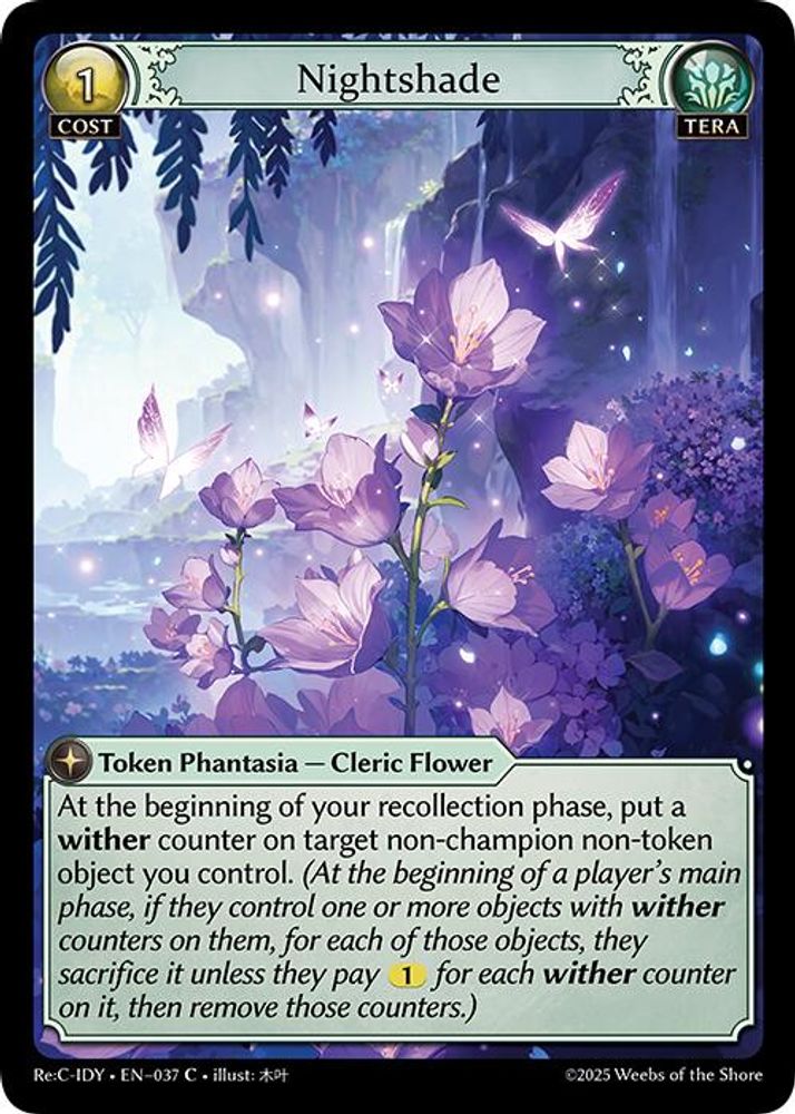 Nightshade, Standard, front
