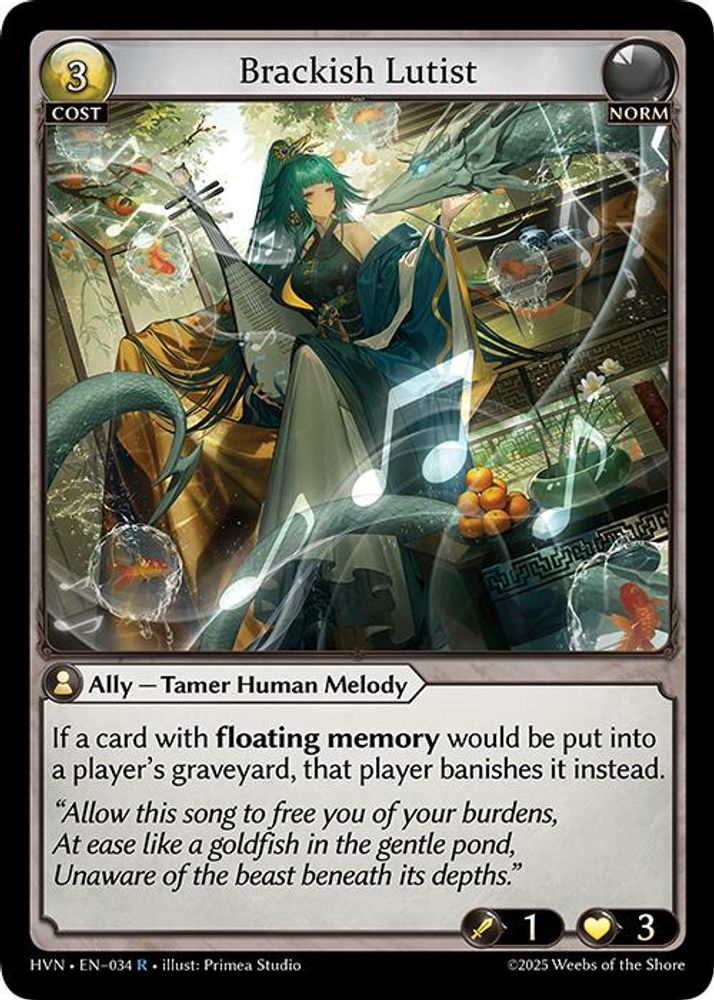 Brackish Lutist, Standard, front
