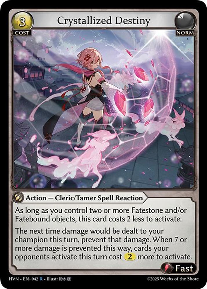 Crystallized Destiny, Standard, front