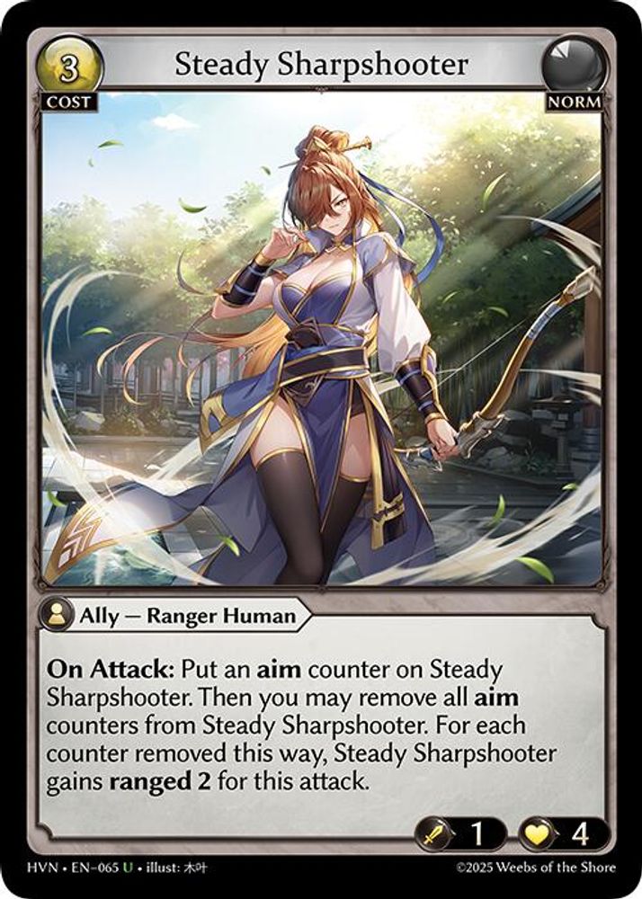 Steady Sharpshooter, Standard, front