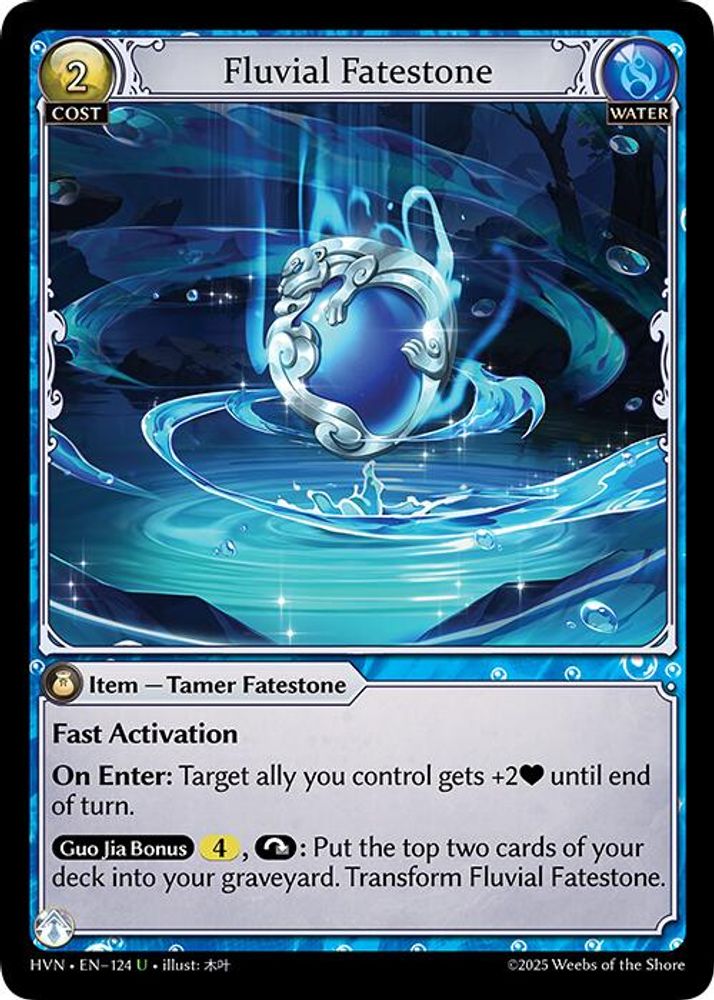 Fluvial Fatestone // Mocking Otter, Standard, front