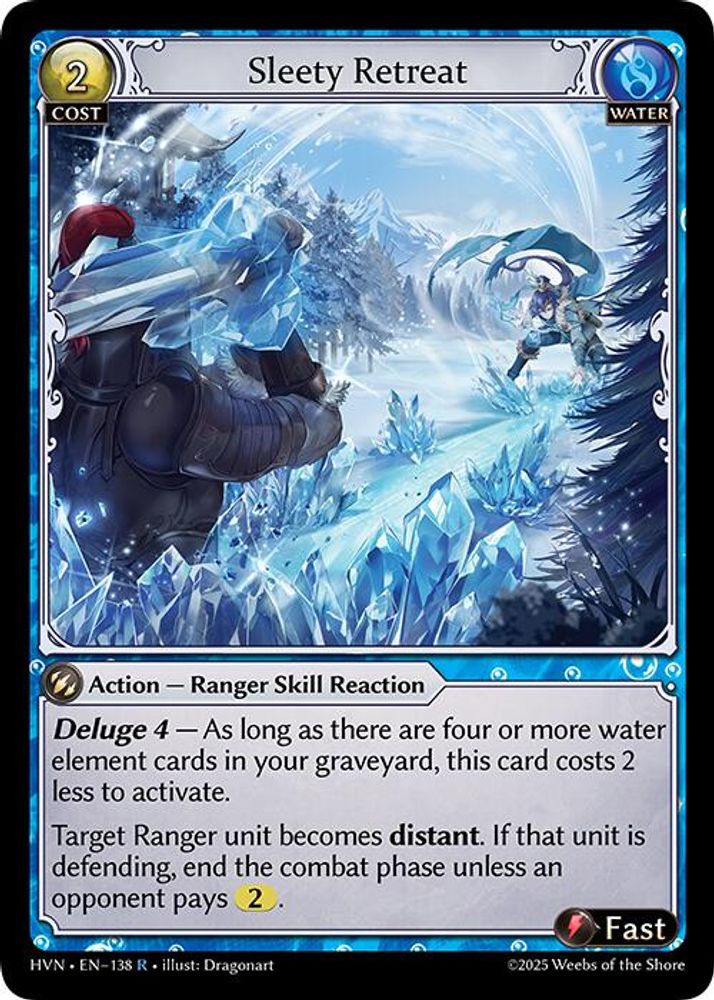 Sleety Retreat, Standard, front