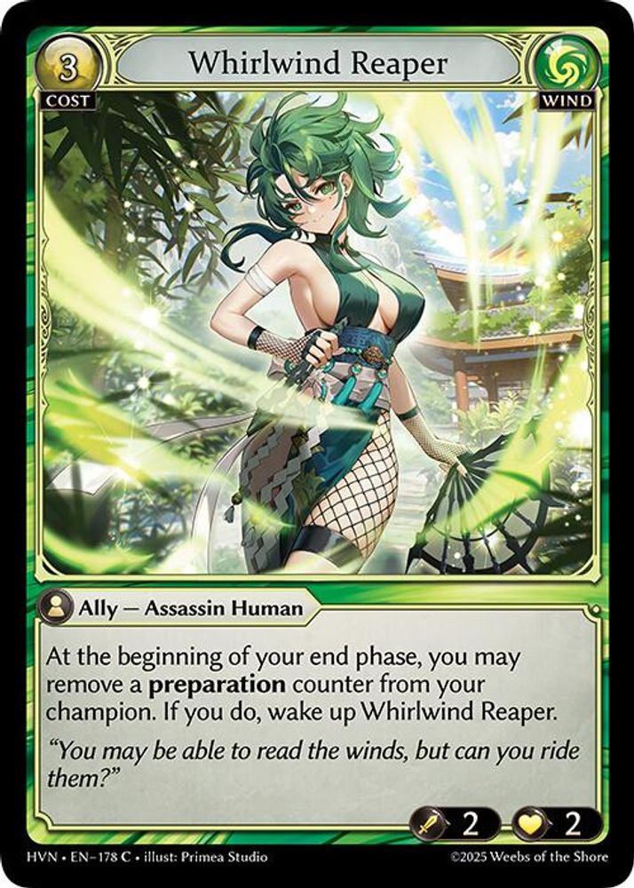Whirlwind Reaper, Standard, front