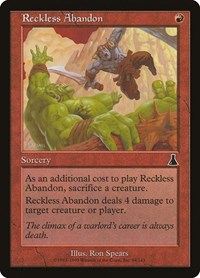 Reckless Abandon, Urza's Destiny