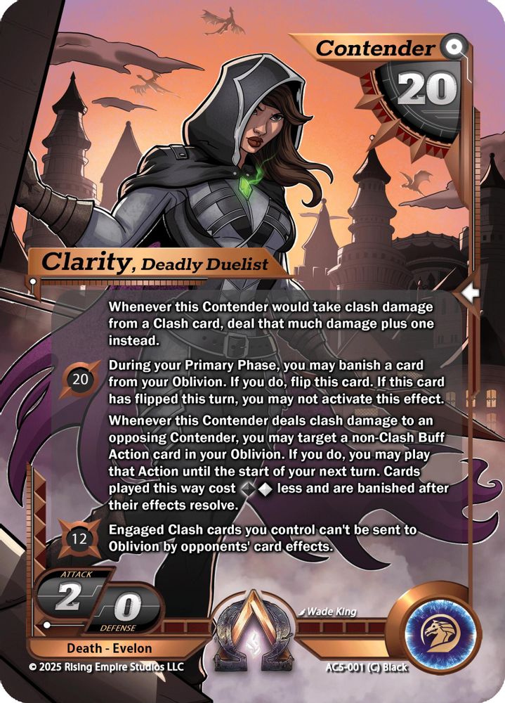 Clarity, Deadly Duelist, Standard, front