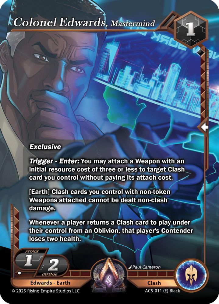 Colonel Edwards, Mastermind, Foil, front