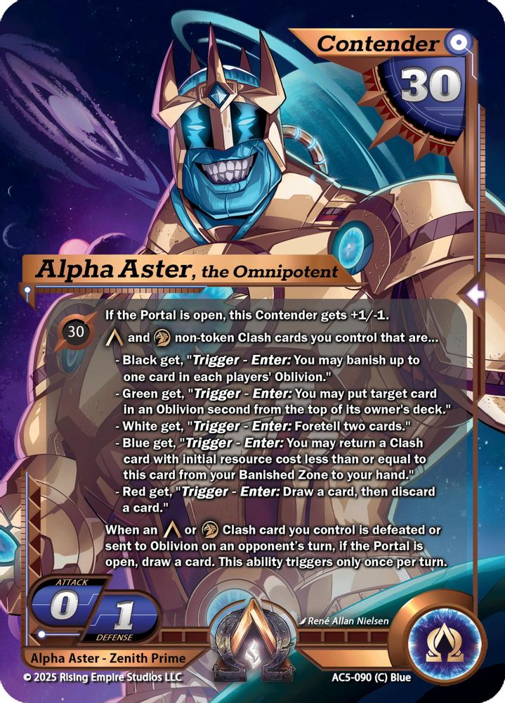 Alpha Aster, the Omnipotent, Standard, front