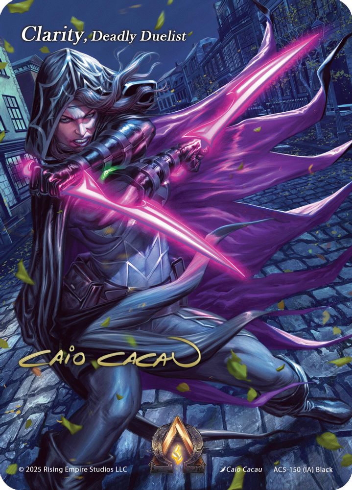 Clarity, Deadly Duelist (Iconic Art), Standard, front