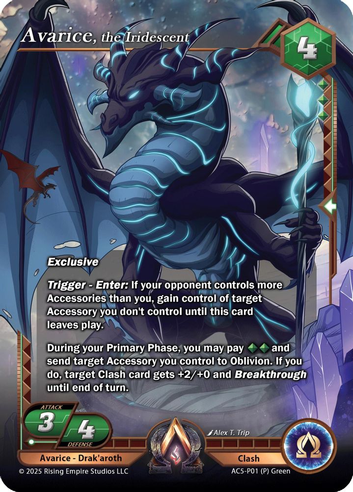 Avarice, the Iridescent, Standard, front