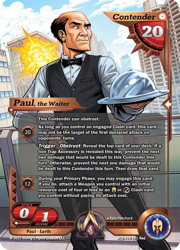 Paul, the Waiter (Clash Kit Exclusive), Standard, front