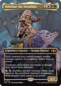 Felothar the Steadfast (Borderless), Commander: Tarkir: Dragonstorm