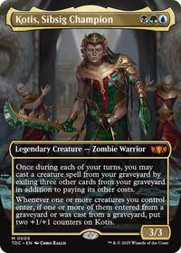 Kotis, Sibsig Champion (Borderless), Commander: Tarkir: Dragonstorm